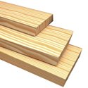 PAO Planed Timber White Deal 4 Inch X 1 Inch X 8 Ft